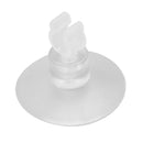 0.2 inchAquarium Plastic Air Line Hose Holder Suction Cups Clear 20 Pcs