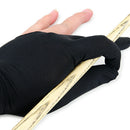 6 Snooker Pool Cue Tip Table Billiard Chalk + 10pcs 3 Finger Billiards Glove
