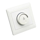86 Type Rotation Concealed Dimmer Switch Adjustable White 10A LED Light 250V ABS