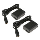 2pc NP-FW50 DC Coupler Dummy Battery for Sony A7S A7R A7MII RX10 NEX-7 A6500