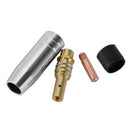 9Pcs/Set 15Ak Mig/Mag Welding Nozzle Contact Tips 0.8X25Mm M6 Gas Connector