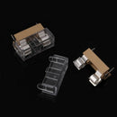 10x Glass Fuse Holder with Transparent Cover Fuse Blocks 5X20mm Hot
