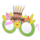 1x Cartoon funny party paper glasses happy birthday theme party supplies deco  Z
