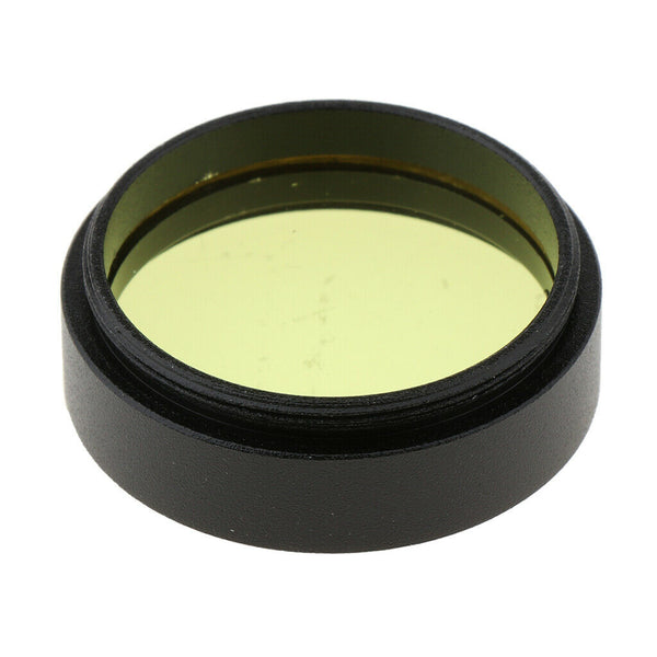 1.25inch Telescope Eyepiece Lens Color Filter Yellow for Astronomy Moon Planet