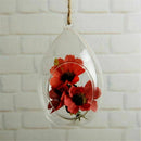 Hanging Glass Vase Ellipse Hanging Terrarium Glass Vase Hydroponic Office E