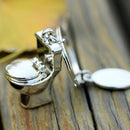 1Pcs Mini Toilet Forever Keychain Metal Key Chain Keyring Keyfob Kids Gift ME