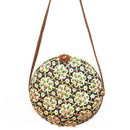 Handmade Woven Beach Circle Bohemia Handbag Round Mulit Style Straw Bag Han