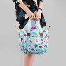 Needles Tote Organizer Knitting Bag Crochet Hooks Yarn Storage Printed Travel