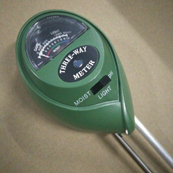 3-in-1 Soil Moisture Meter, Light and PH acidity Tester Plant Tester Indoor Q8A3