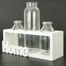 3 Bottle Glass Test Tube Flower Pot Holder Bottle Hydroponic Vase Terrarium
