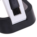 Shaver Holder Folding Anti-Slip Water Drainage Base Stand With Cleaning Brus Bj