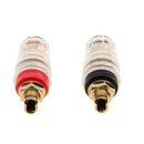 4mm Banana Plug, 2-Pack Pure Copper Binding Post for Amplifier Speaker Terminal