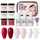 Dipping Nail Powder Dip Liquid Brush Kit Nail Art Nail Manicure Set W3C9