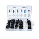 100pcs Clip Trim Car Push Pin Rivet Bumper Door Panel Retainer Fastener Kit