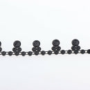 1 Yard Black Rhinestone Diamante Chain Trim Craft Applique Lace Sewing Trim