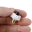 2 Pcs Diameter 20mm And 17mm LED Flashlight Push Button Switch ON/ OF uuJ Ew
