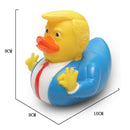 Donald Trump Rubber PVC Duck Bath Duck Squeaky Baby Kids Animals Floats Toys