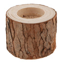 Wooden Tea Light Candle Holders Wood Candlestick Valentines Gift-6cm