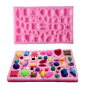 Chocolate Cake Silicone Fondant Mould Jewelry Gemstones Baking Molds Kitchen Pro