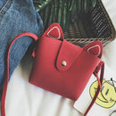 Cute Cat Girls Purse handbag Children Kid Cross-body shoulder bag Christmas L7U4