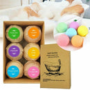 6pcs Deep Bath Salt Body Oil Moisturizing Bath Ball Natural Bubble Bath Sal T2B1