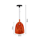 Multifunction Snow Shovel Collapsible Outdoor Car Alloy Shovel Tool Compact B9J6