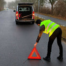 Safety Vests, 4 Pieces Safety Vest Car Tire Vest Neon Yellow with 360 Degre S9D4