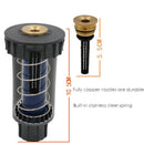 90/180/360 Degrees Rotate Pure Copper Buried Spray Automatic Pop-Up Telesco F9Y9