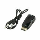 VGA Female To HDMI Male 1080P Video Cable PC HDTV Cord Converter w/ 3.5mm Cable