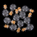 10Pcs Claear Glass Wishing Bottles with Cork Message Weddings Wish Jewelry