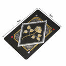 1x Waterproof Plastic Playing Card Game Black Poker Cards Waterproof  PokerB Hn