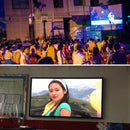 60inch Foldable Projector Screen 4:3 HD Home Theater Cloth Outdoor Movie Curtain