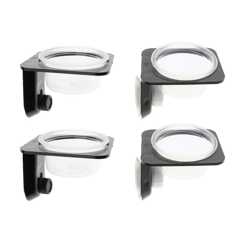 2Pcs Insect Spider Reptile Tank Food Water Feeding Bowl Breeding Box Terrarium
