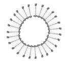100 x Brooch Bar Backs Safety Pins Badge Fasteners For Jewellery Findings M