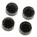 4 Pieces Electric Guitar Speed Control Knobs Button Replacement Musical
