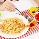 1PCS Home Cutlery Dip Clips Flavored Dish For Spice Tomato Sauce Nutshell B4S4
