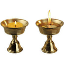 Handmade Ghee Lamp Holder Buddhism Oil Lamp Candle Holder Decor Dia  76mm