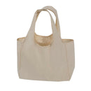 Pouch Cotton Blend Large Capacity Shopping Bag Double Handles Foldable Reusable