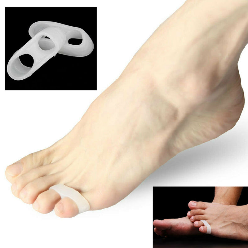 Pair Toe Separators Straighteners Valgus Corrector Gel Bunion Pain Relief