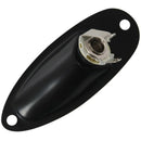Boat Style 1/4 inch Loaded Guitar Output Mono Jack Plug Socket Plate for St M9B9