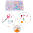 720 Pieces Kids DIY Bracelet Necklace Beads Jewelry Making Colorful Craft A Y9G3