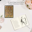 DIY Mandala Special Shaped Diamond Painting 50 Pages A5 Sketchbook Crafts
