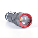 1pc T6 COB Flashlight Zoomable LED 18650 USB Rechargeable Light Lamp TorchAT3C