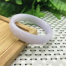 58mm Natural Women's Purple Jade Violet Bracelet Elegant Pretty Bangle Jewelry