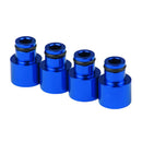 8 Pieces Aluminum Fuel Injector Adapters For  Acura RDX