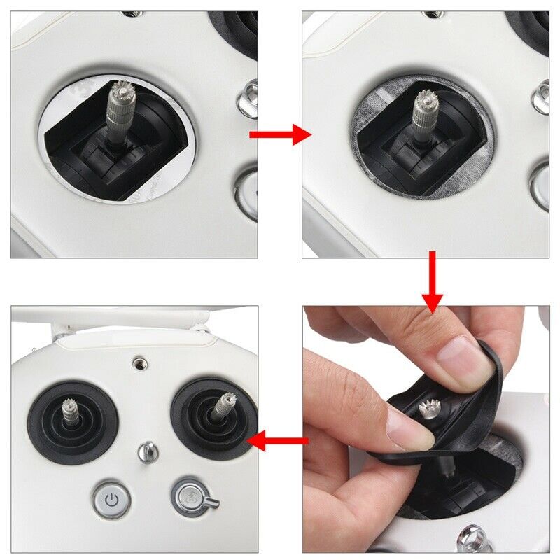 1 Pair Remote Control Rocker Dust Cover for DJI Controller for Inspire Remo T1B1