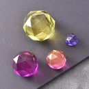 4 Pieces DIY Large Diamond Pendant Charms Crystal Silicone Mold Mould for