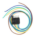 25 inch 5 Pin US Trailer Light Wiring Harness Extension Connector Flat Plug