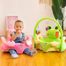 Baby Sofa Support Seat Cover Learning To Sit Plush Chair w/o Filler (Pig) A