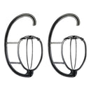 2Pcs Lightweight Wig Stand Holder-Portable Durable Plastic Folding Wig Holder